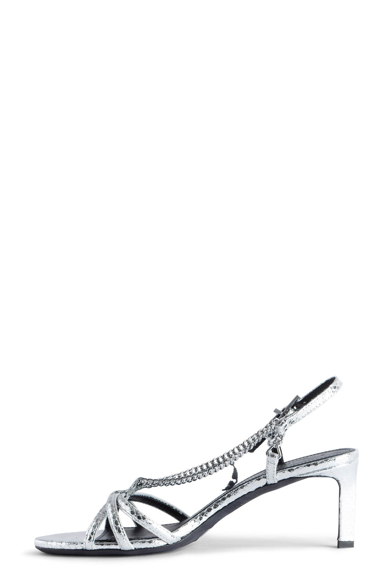 Sandalias Sleepless Sandal Wild Mirror Plata