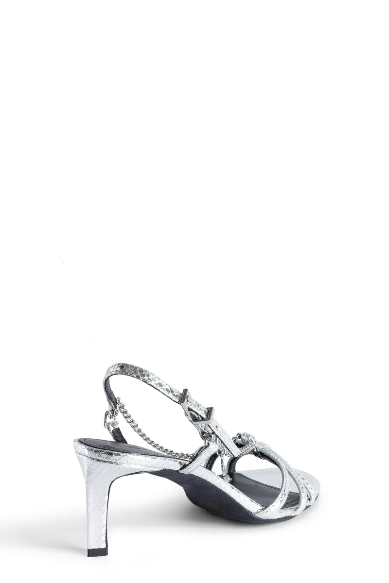 Sandalias Sleepless Sandal Wild Mirror Plata