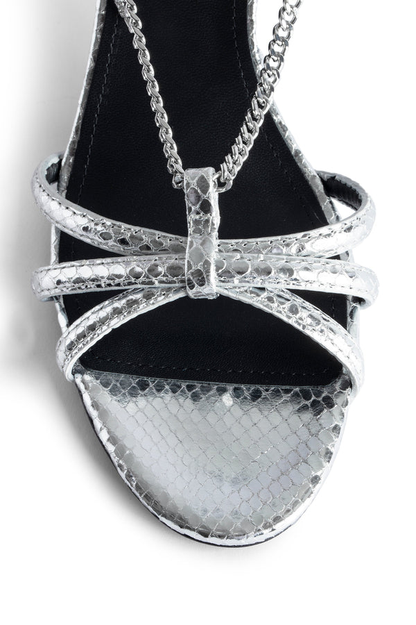 Sandalias Sleepless Sandal Wild Mirror Plata