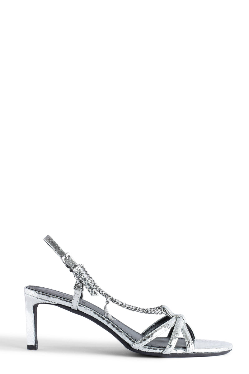 Sandalias Sleepless Sandal Wild Mirror Plata