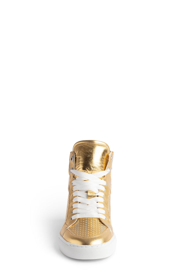 Sneakers High Flash Vintage Metal Glow