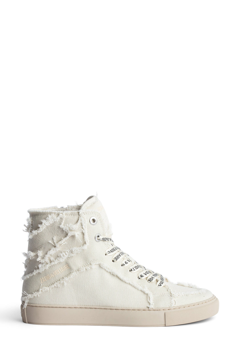 Sneakers High Flash Canvas Blanco