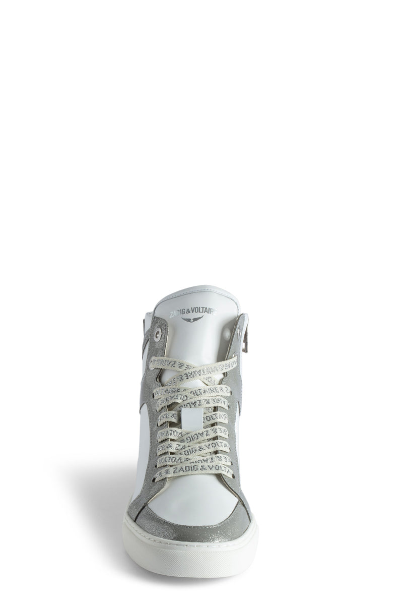 Sneakers High Flash Infinity Patent Plata