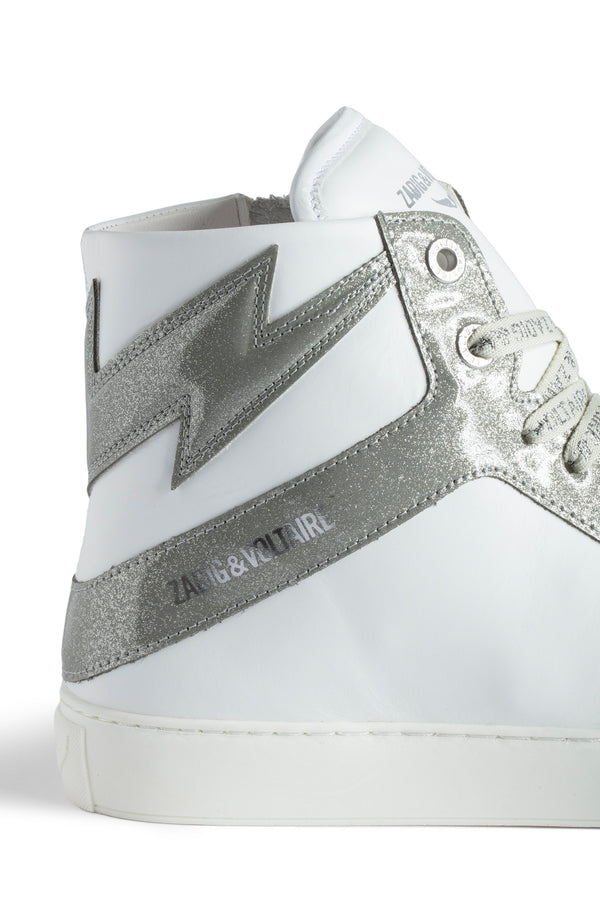 Sneakers High Flash Infinity Patent Plata