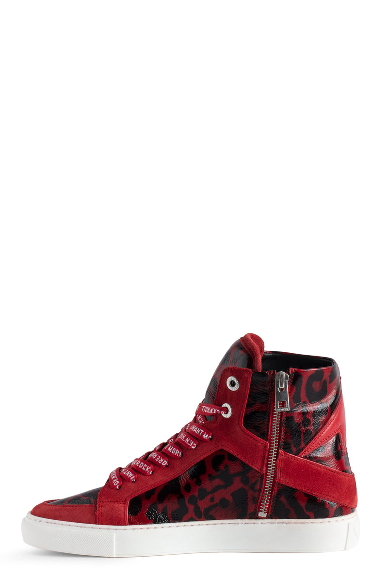 Sneakers High Flash Shiny Rojo