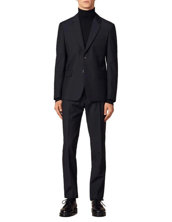 Saco Formal Mohair Azul Marino