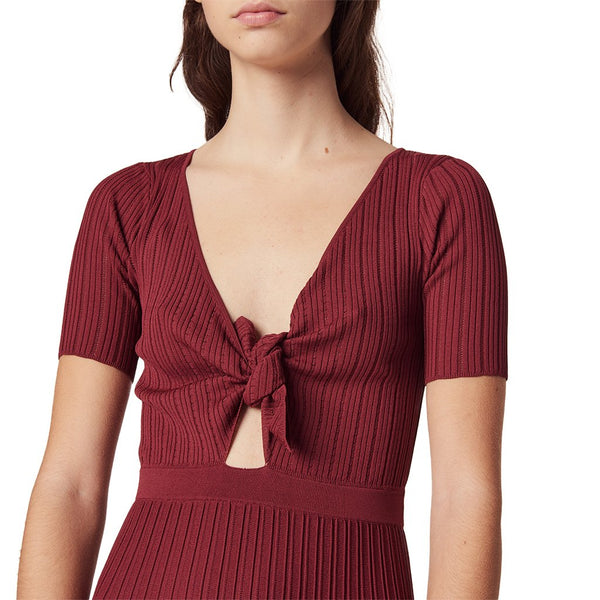 Sandro | Vestido Shayna Café para mujer.