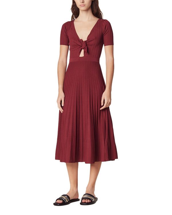 Sandro | Vestido Shayna Café para mujer.
