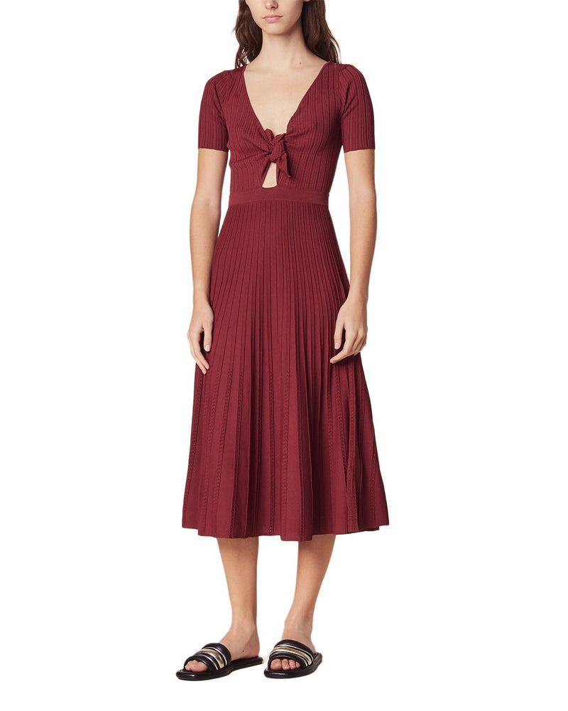 Sandro | Vestido Shayna Café para mujer.