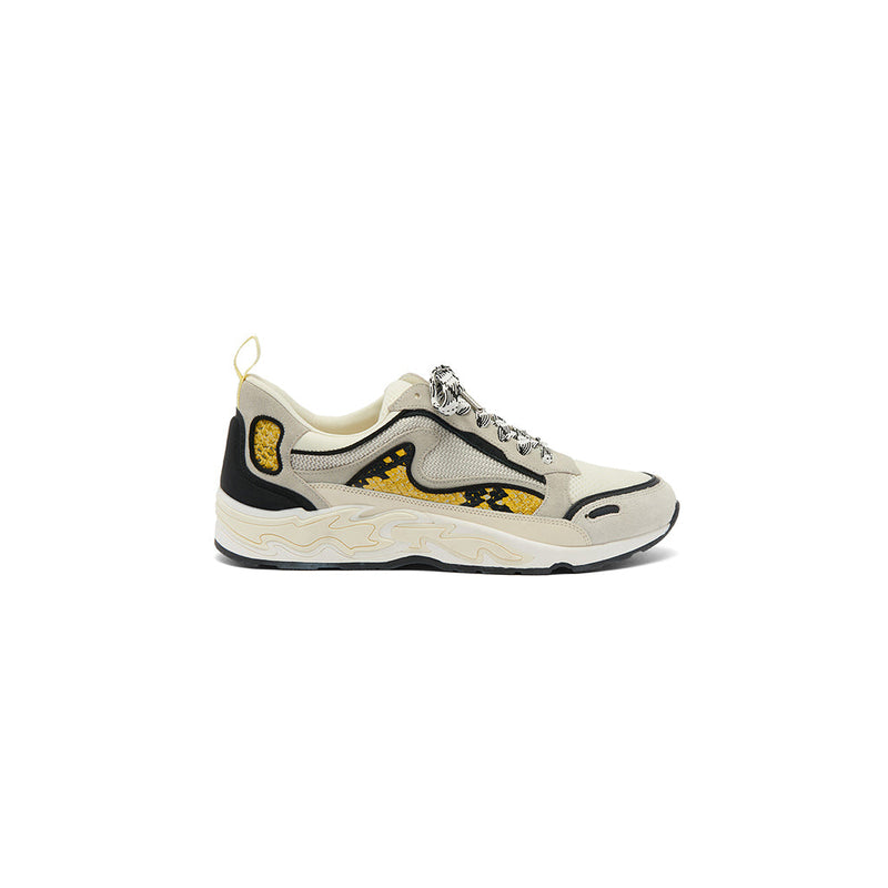 Sneakers Flame Python Jaune