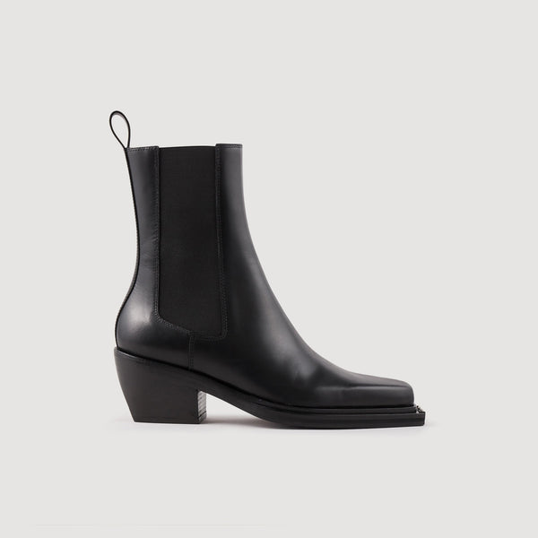 Sandro | Botines de cuero para mujer.