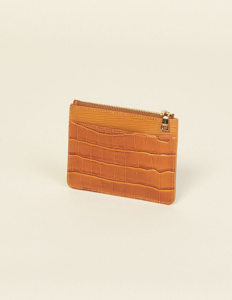 Monedero Slide Camello