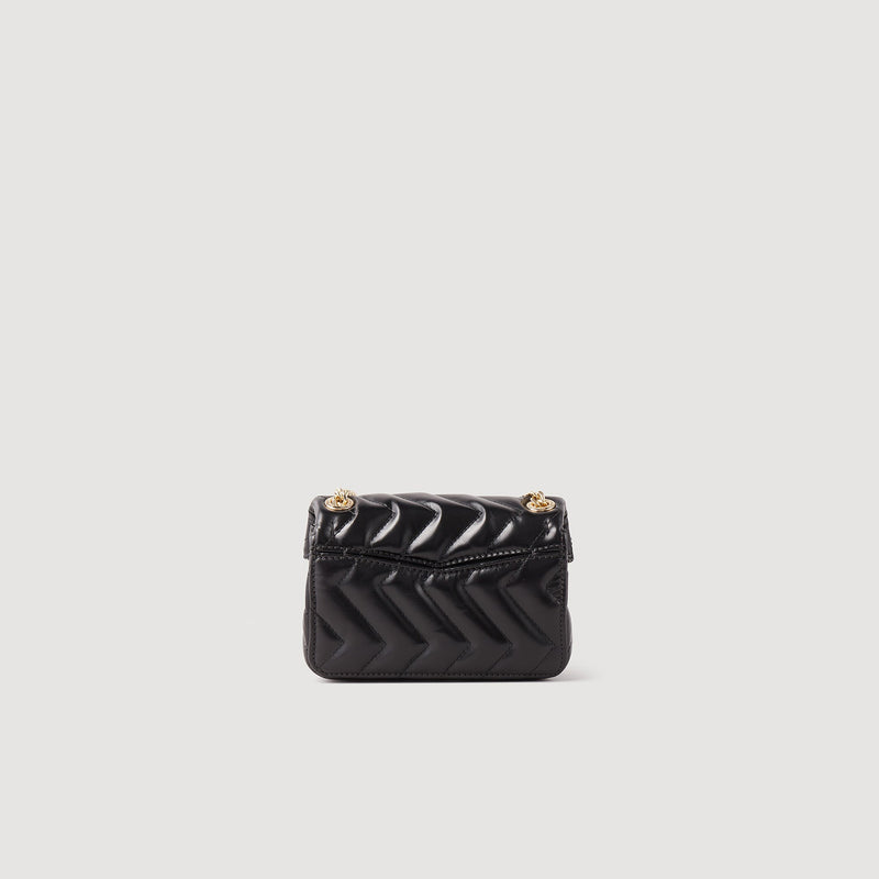 Minibolso Yza de cuero liso