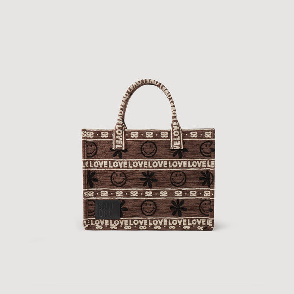 Sandro | Bolso cabás grande Smiley® para mujer.