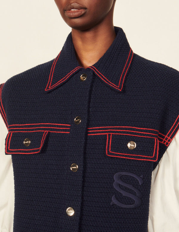 Cardigan Clovis Azul Denim