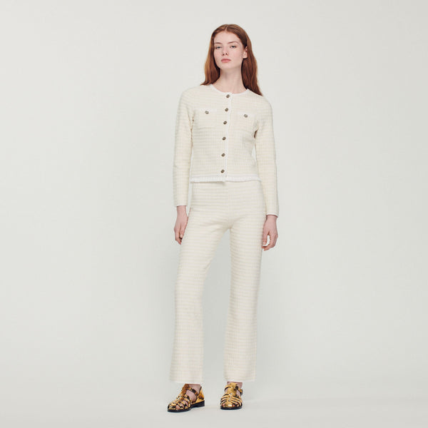 Sandro | Cárdigan de tweed para mujer.