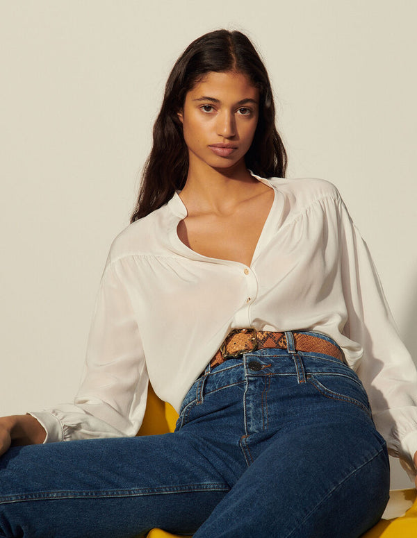 Blusa Annaelle Ecru