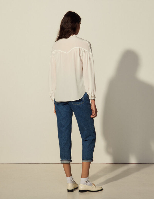 Blusa Annaelle Ecru