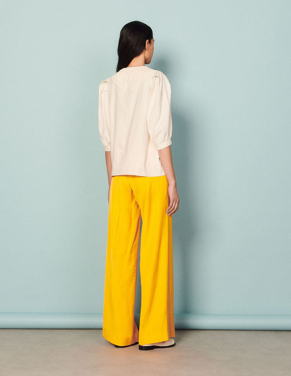 Blusa Clairon Ecru