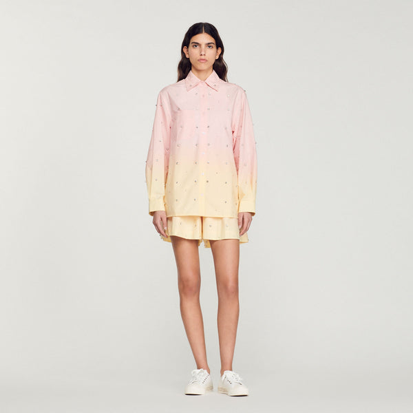Sandro | Camisa tie dye para mujer.