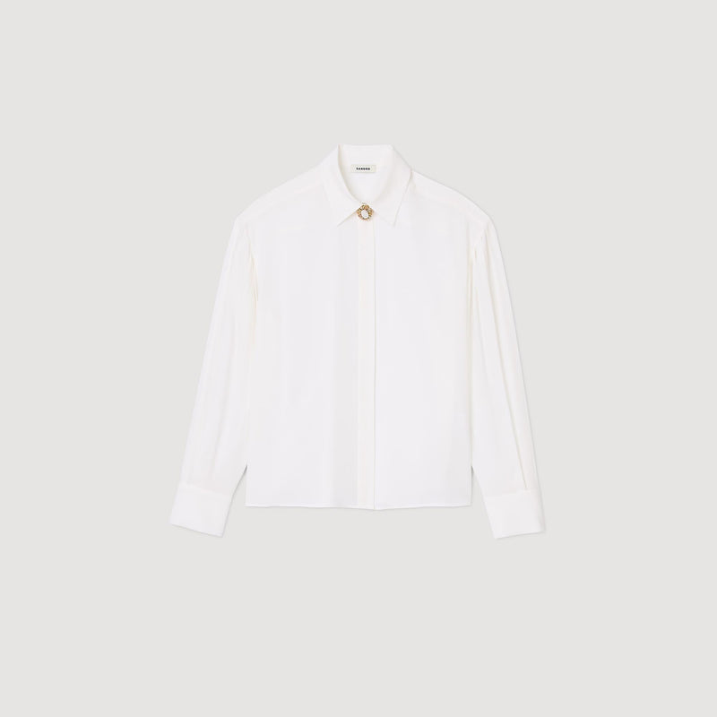 Camisa fluida de seda