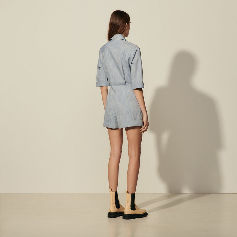 Jumpsuit Lm Azul Mezclilla