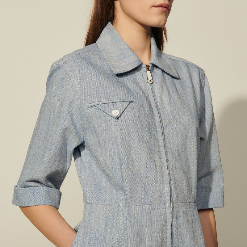 Jumpsuit Lm Azul Mezclilla