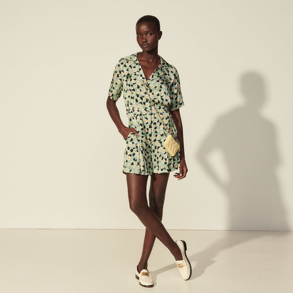 Sandro | Mono corto estampado Divine para mujer.