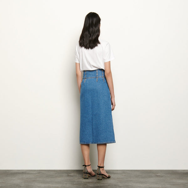 Falda Rubya Azul Denim