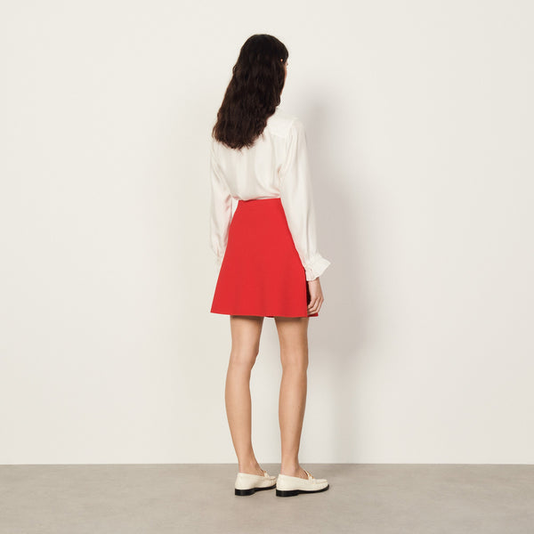Falda Beverly Rojo