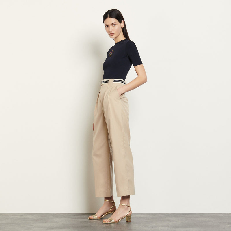 Pantalón Nylo Beige