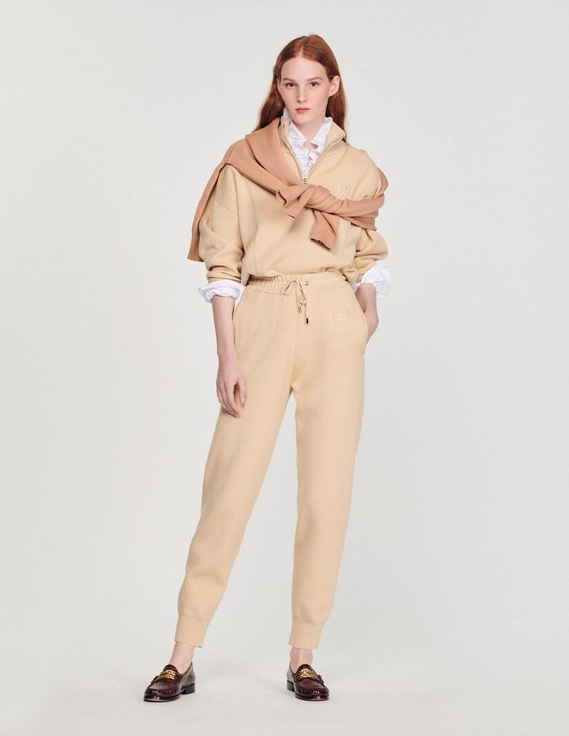 Pantalon Sandro Sandro Jogging Clothing Sandro Track Pants Knit