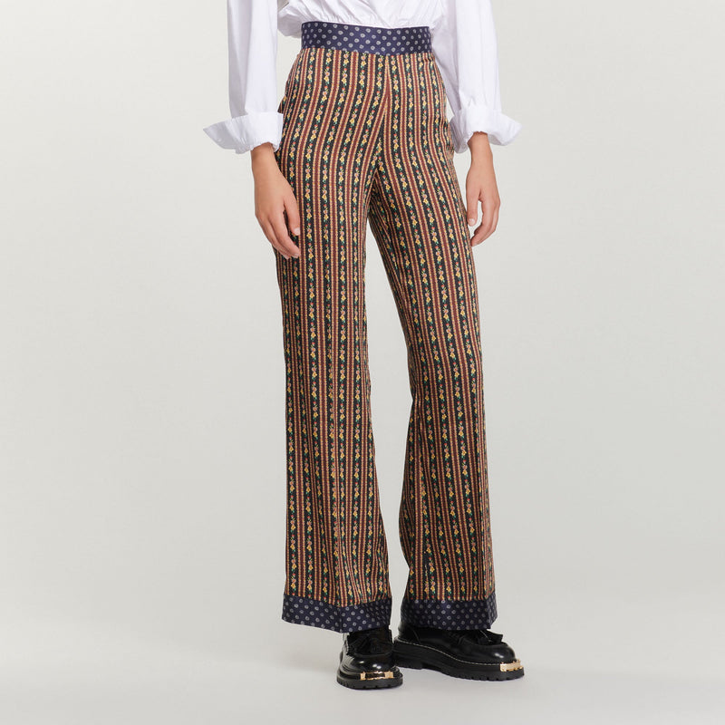 Pantalón fluido de varios estampados