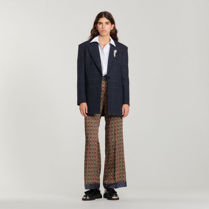 Pantalón fluido de varios estampados