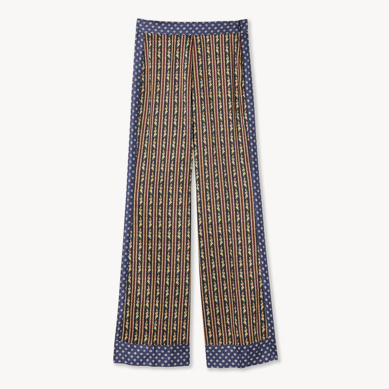 Pantalón fluido de varios estampados
