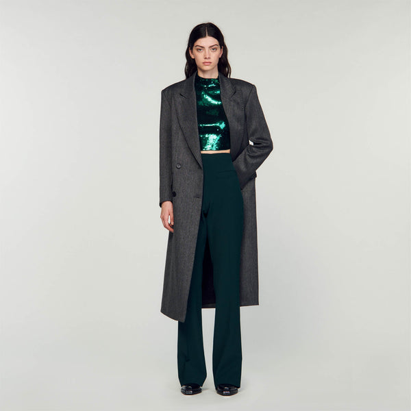 Sandro | Pantalón acampanado para mujer.