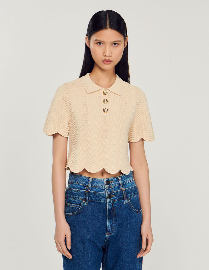 Jersey cropped Sandro