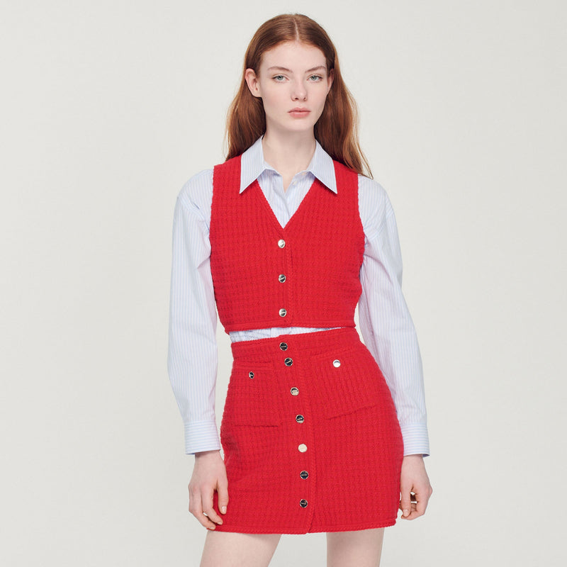 Jersey corto de tweed