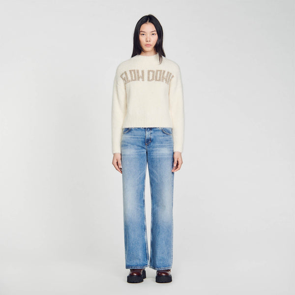 Sandro | Jersey Slow Down para mujer.