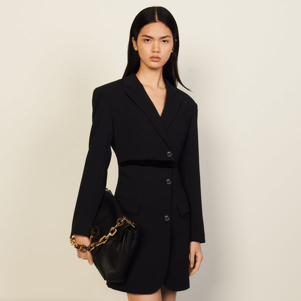 Sandro | Vestido trampantojo para mujer.