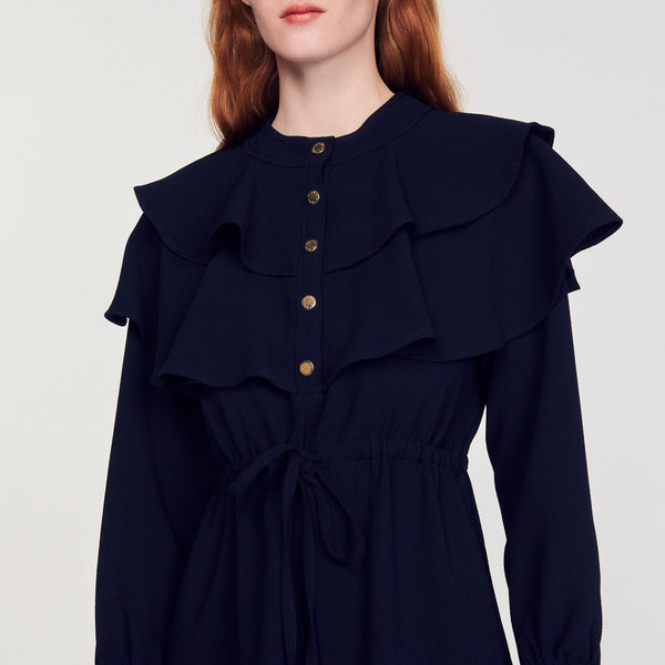Vestido con volantes oversize