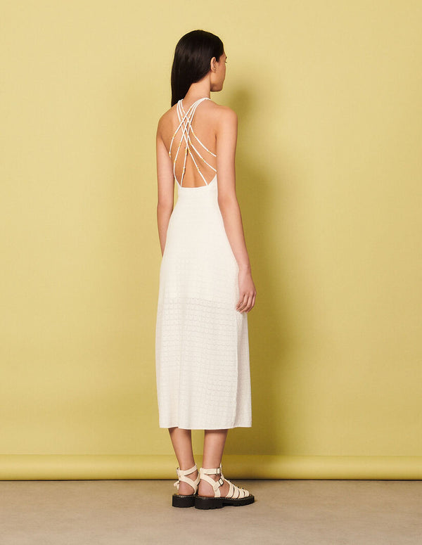 Vestido Tejido Yvana Blanco