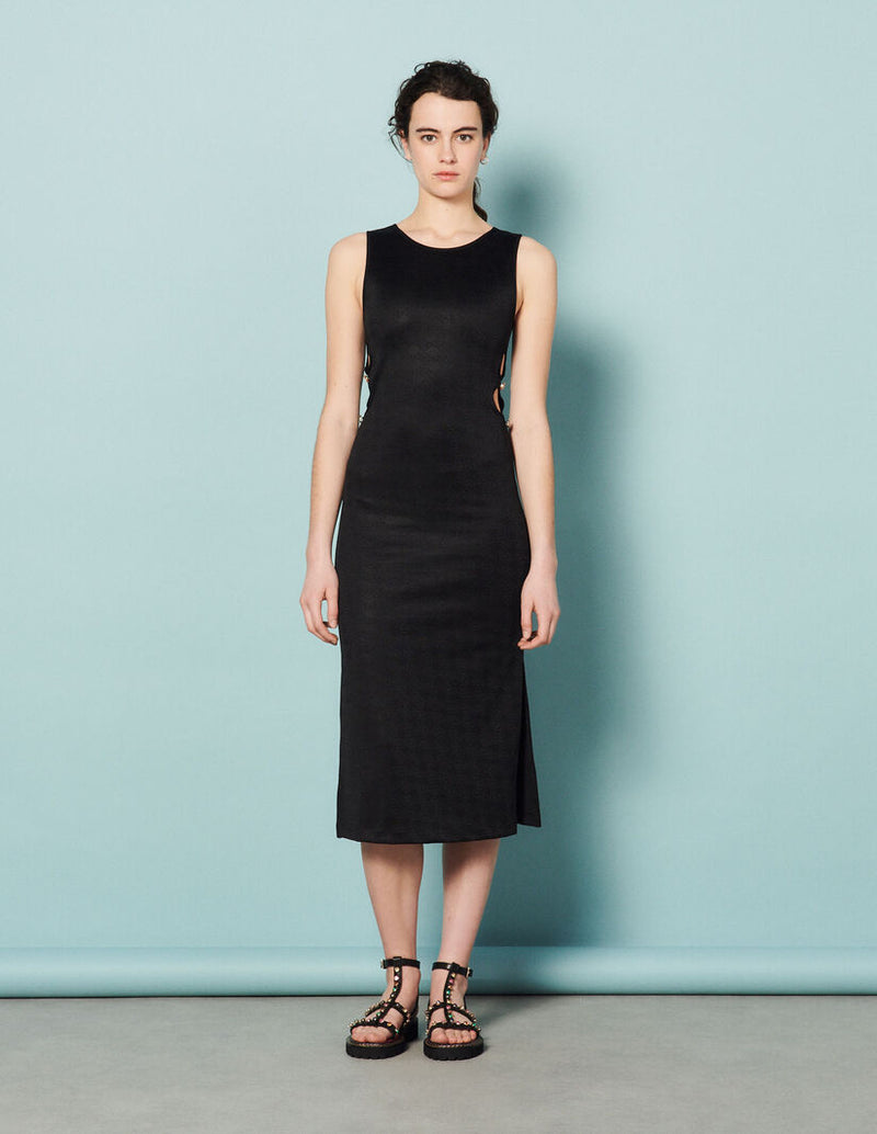 Vestido midi con aberturas