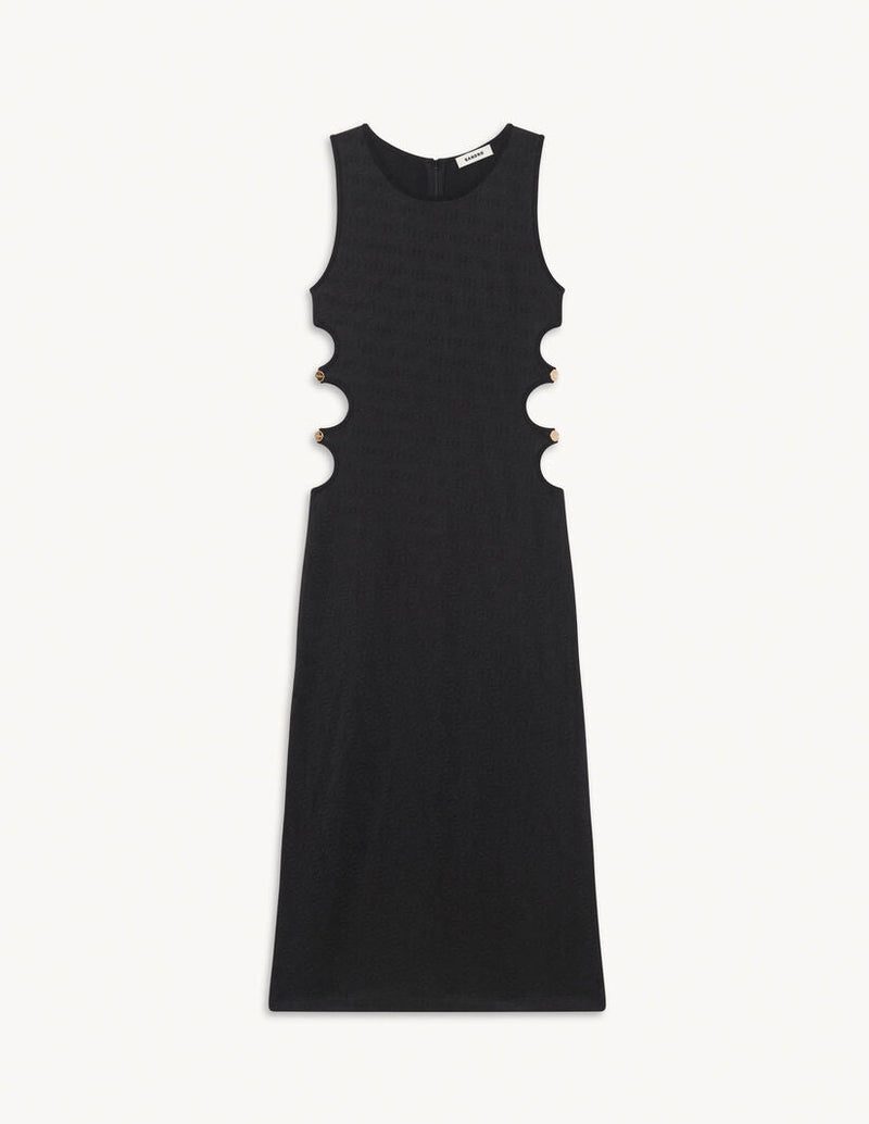Vestido midi con aberturas