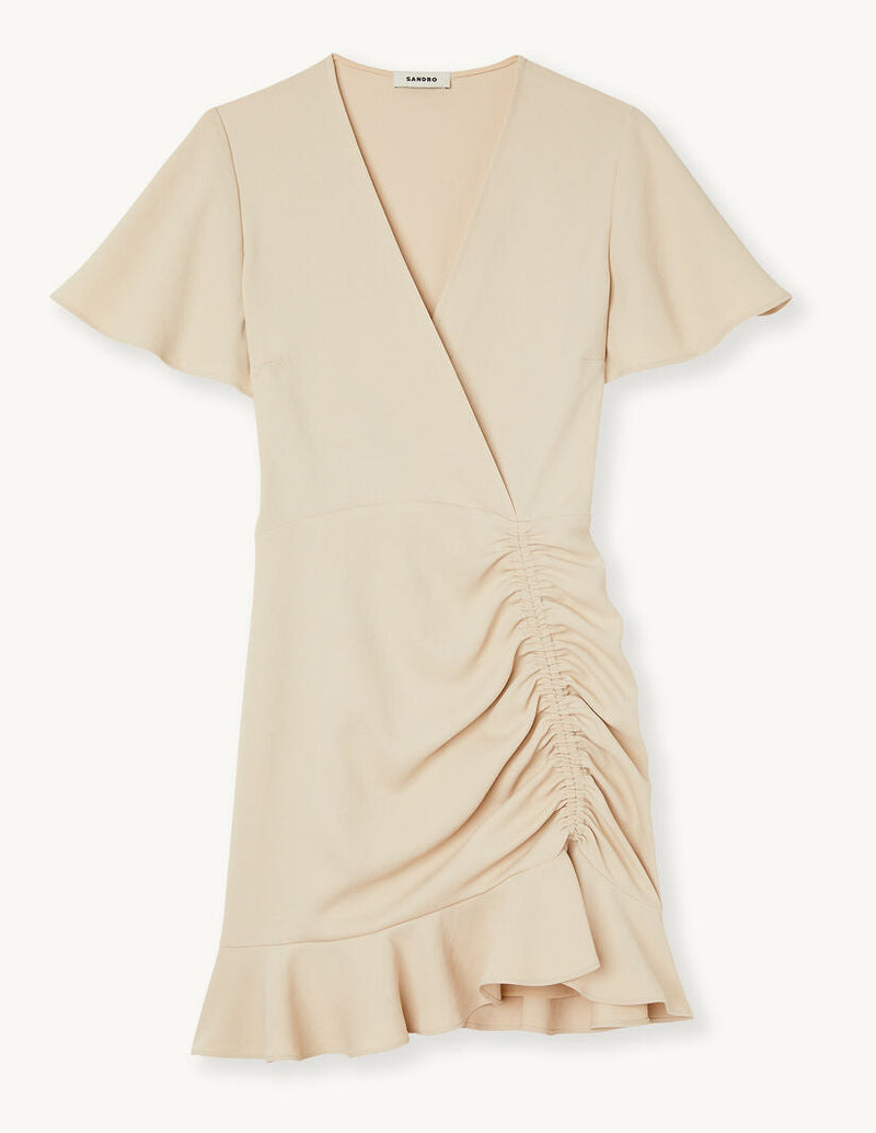 Vestido Tejido Albi Crema
