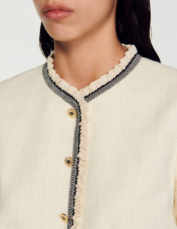 Vestido corto de tweed