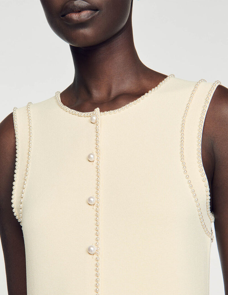 Vestido midi de punto