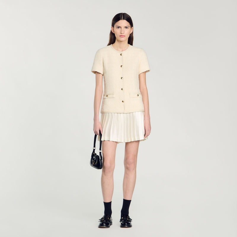 Vestido de tweed