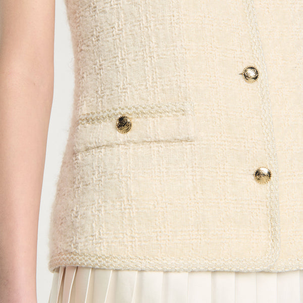 Vestido de tweed