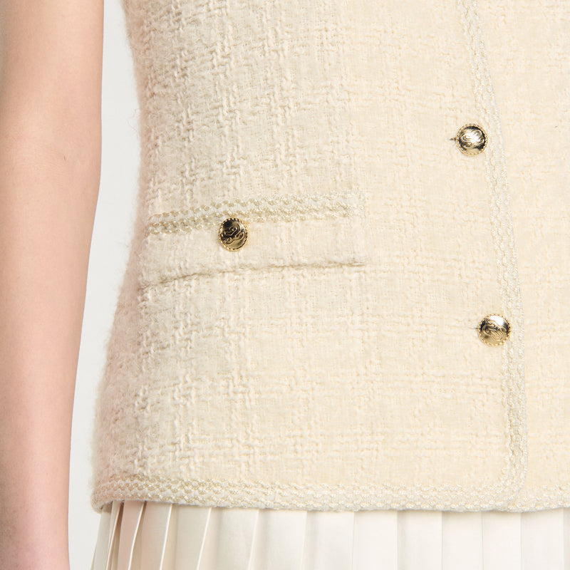 Vestido de tweed